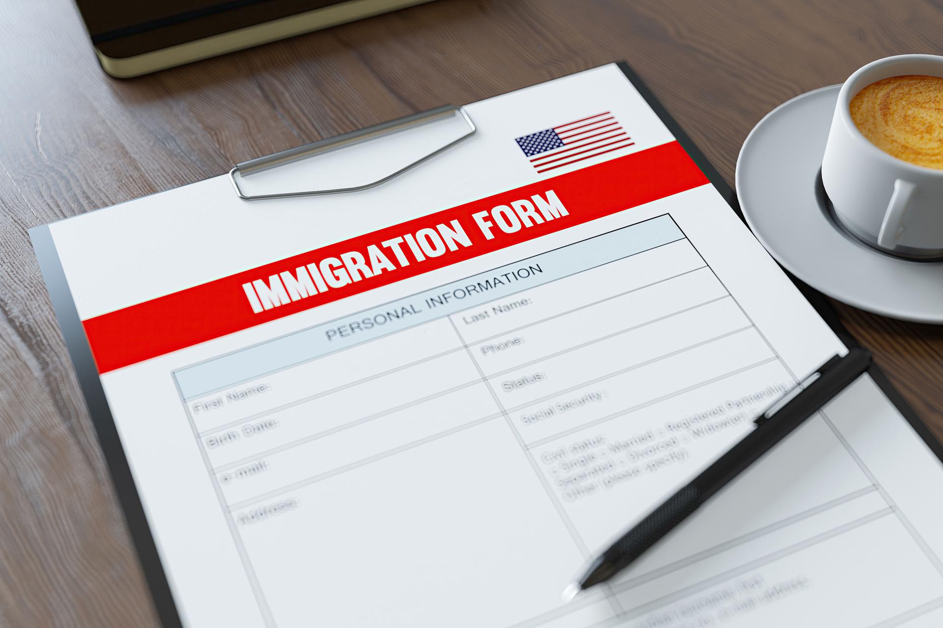 USA Immigration Form